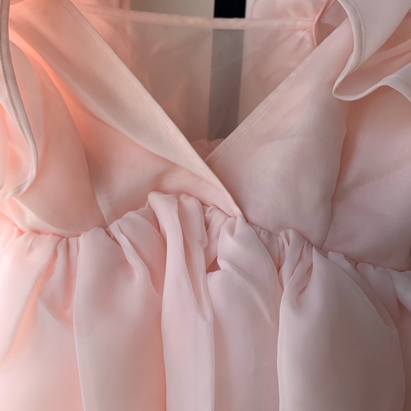 NWT RARE Color Selkie Sugarfrill Puff Dress in Baby Powder XS - Picture 3 of 9